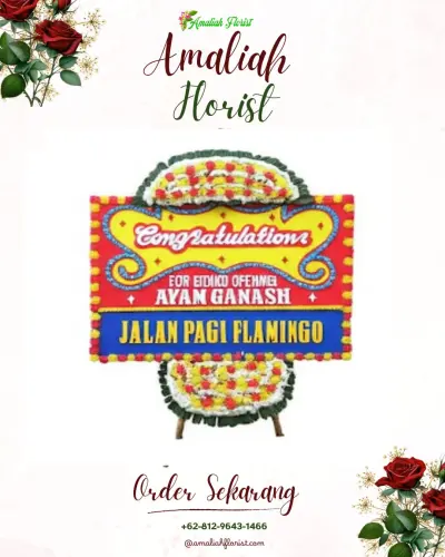 Bunga Papan Congratulation di Sumbersekar